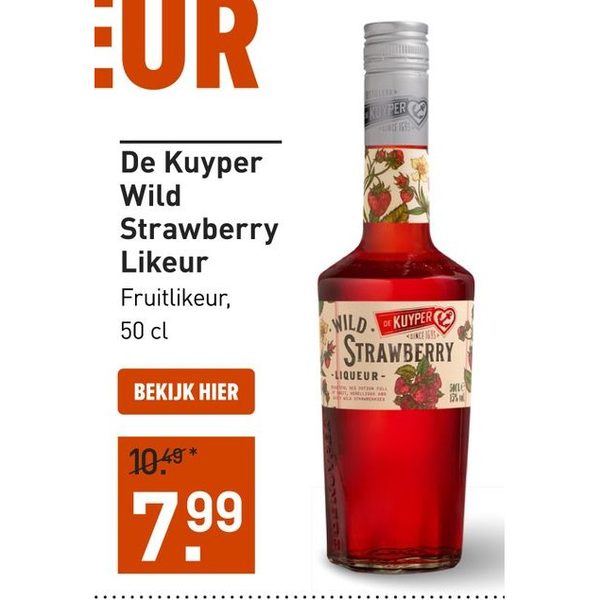 De Kuyper Wild Strawberry Liqueur