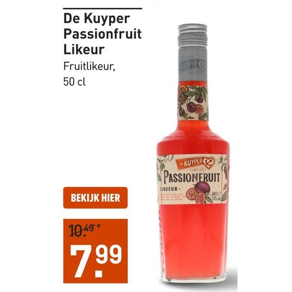 De Kuyper Passionfruit Liqueur