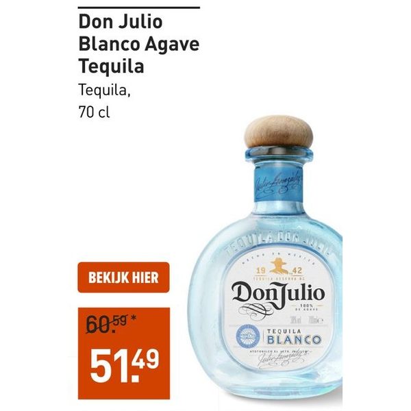 Don Julio Blanco Agave Tequila