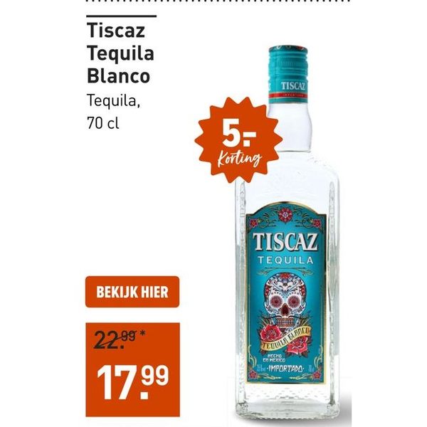 Tiscaz Tequila Blanco