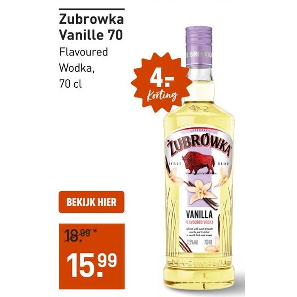 Zubrowka Vanille 70