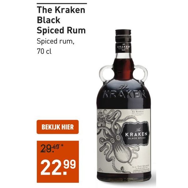 The Kraken Black Spiced Rum