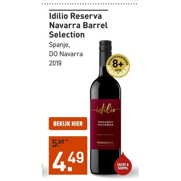 Idilio Reserva Navarra Barrel Selection