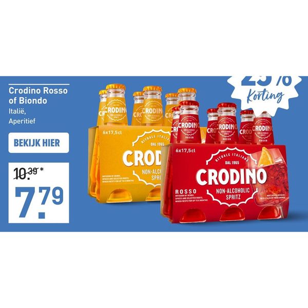 Crodino Rosso of Biondo