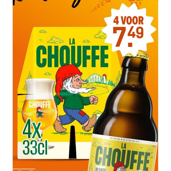 La Chouffe Blond 4-pack