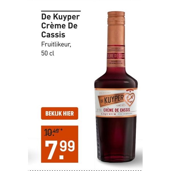 De Kuyper Crème De Cassis