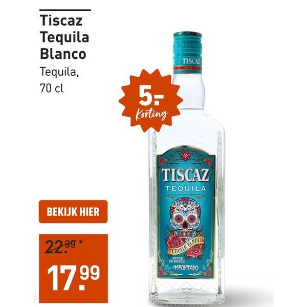 Tiscaz Tequila Blanco