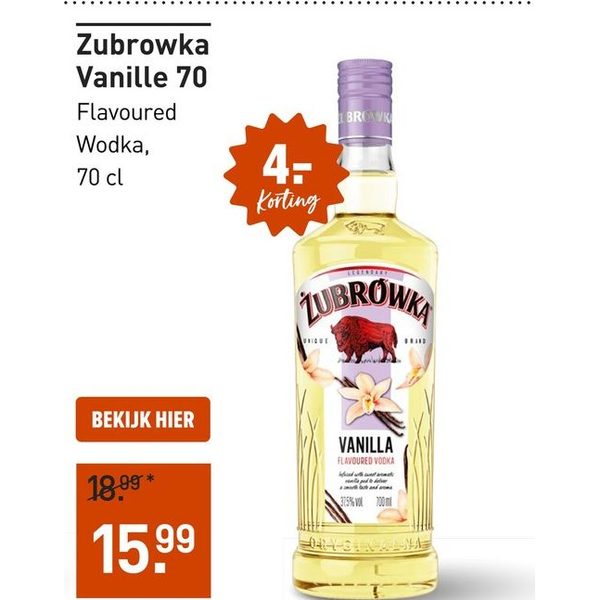 Zubrowka Vanille 70