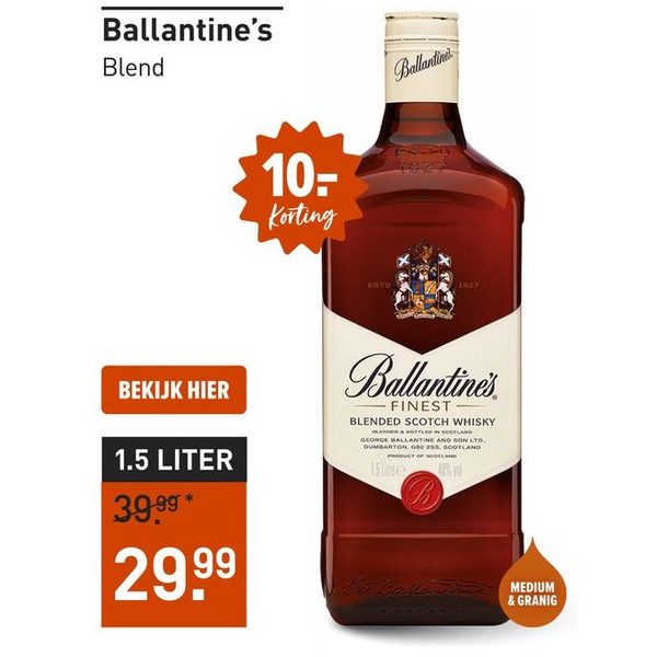 Ballantine's Finest Blended Scotch Whisky