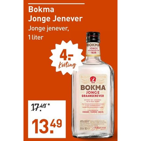 Bokma Jonge Jenever