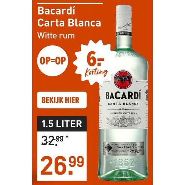 Carta Blanca Witte Rum
