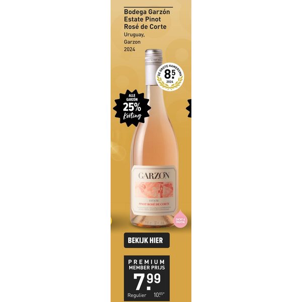 Bodega Garzón Estate Pinot Rosé de Corte