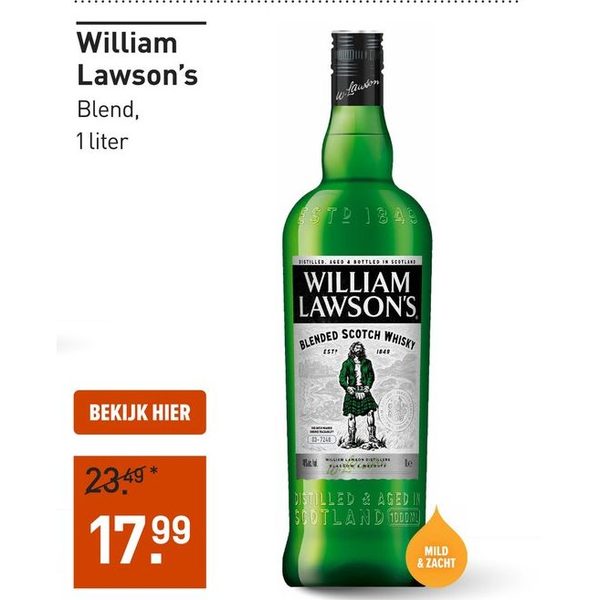 William Lawson's Blended Scotch Whisky