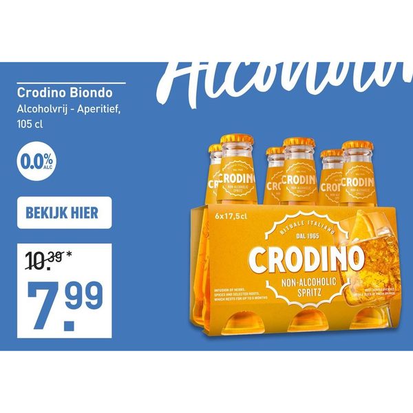 Crodino Biondo Alcoholvrij