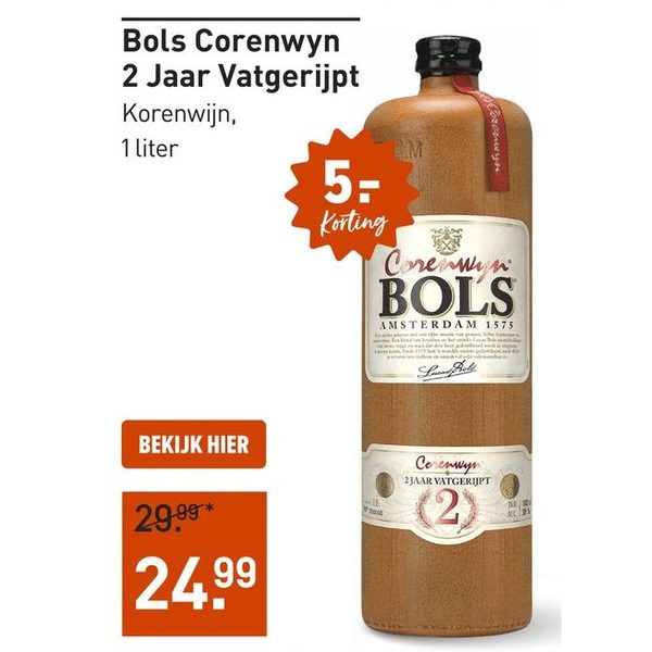 Bols Corenwyn 2 Jaar Vatgerijpt