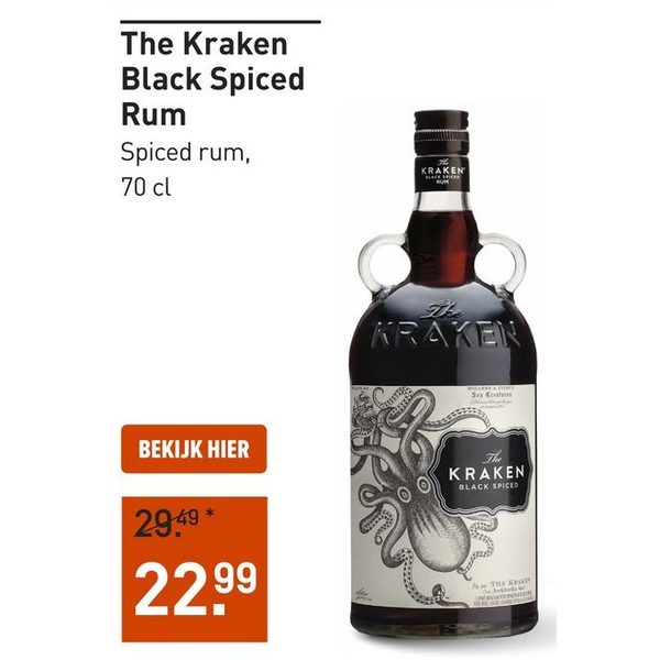 The Kraken Black Spiced Rum