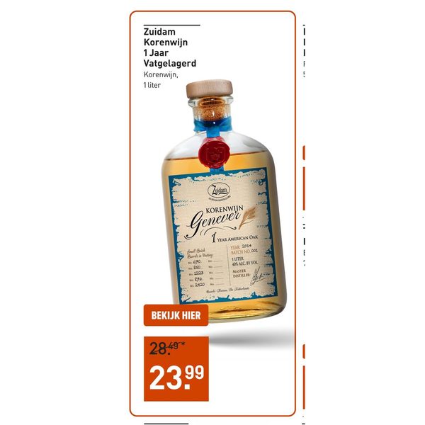 Zuidam Korenwijn 1 Jaar Vatgelagerd