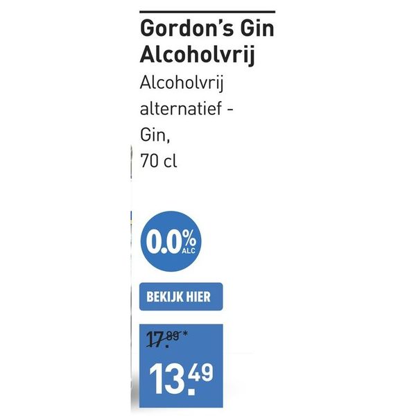 Gordon's Gin Alcoholvrij