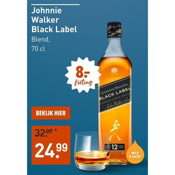 Johnnie Walker Black Label Blended Scotch Whisky