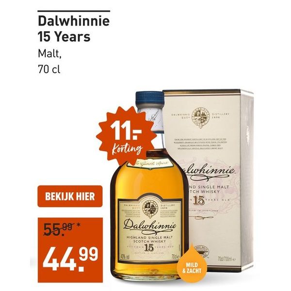 Dalwhinnie 15 Years Malt