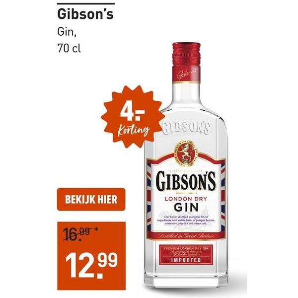 Gibson's Gin