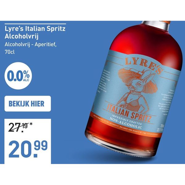 Lyre's Italian Spritz Alcoholvrij