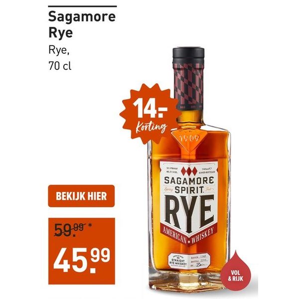 Sagamore Spirit Rye Whiskey