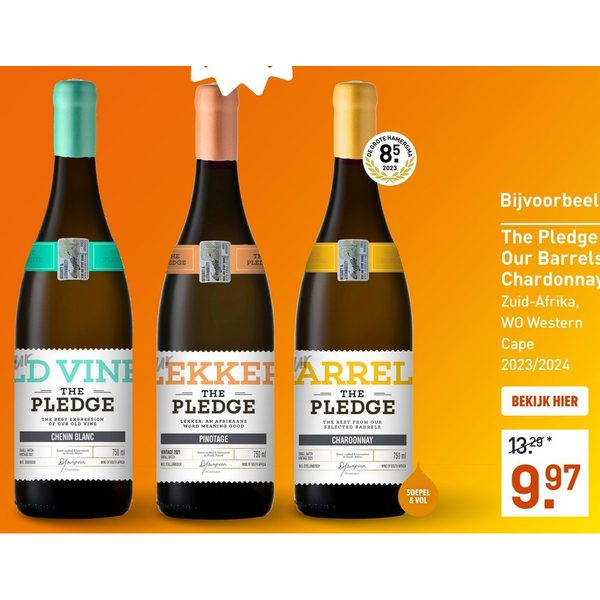 The Pledge Our Barrels Chardonnay