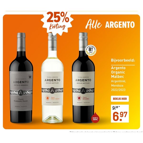 Argento Organic wijn