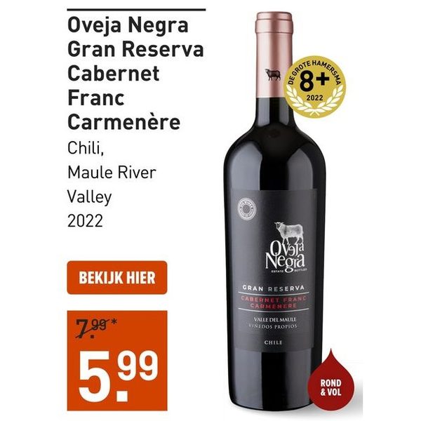 Oveja Negra Gran Reserva Cabernet Franc Carmenère