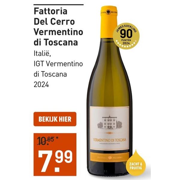 Fattoria Del Cerro Vermentino di Toscana