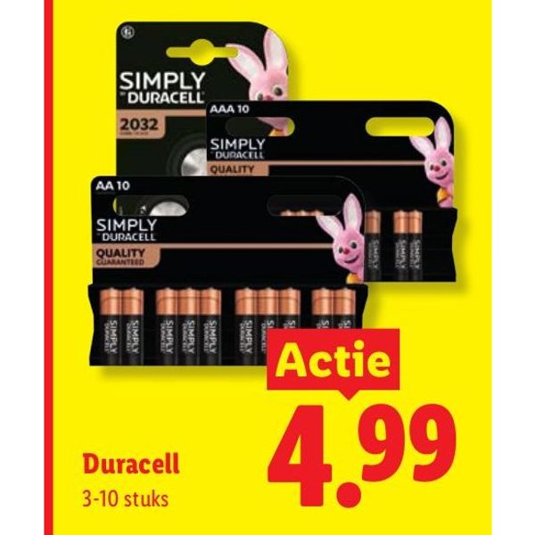 Duracell batterijen