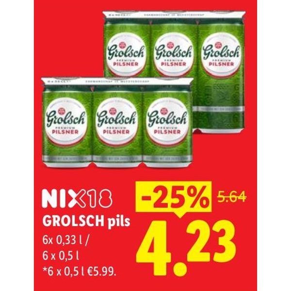 Grolsch pils