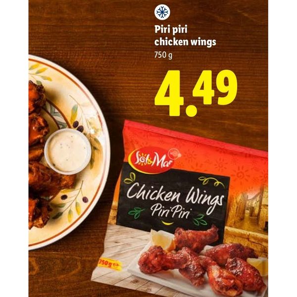 Piri piri chicken wings