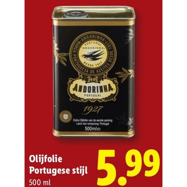 Olijfolie Portugese stijl