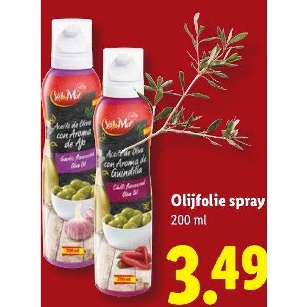 Olijfolie spray