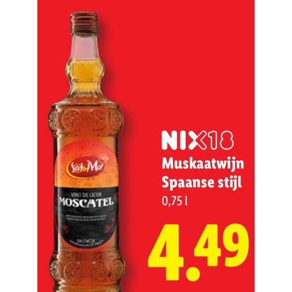 Muskaatwijn Spaanse stijl