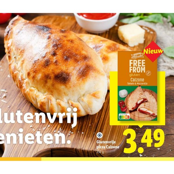 Glutenvrije pizza Calzone