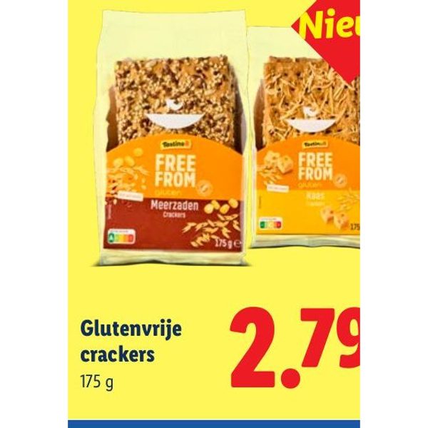 Glutenvrije crackers