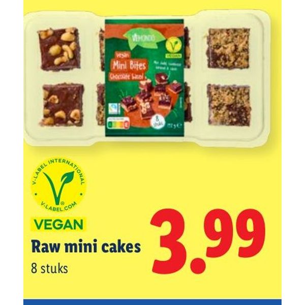 Raw mini cakes