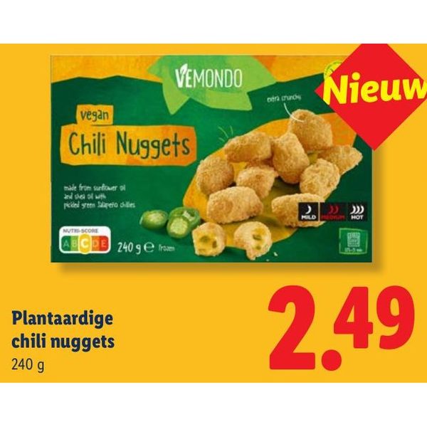 Vemondo Vegan Chili Nuggets