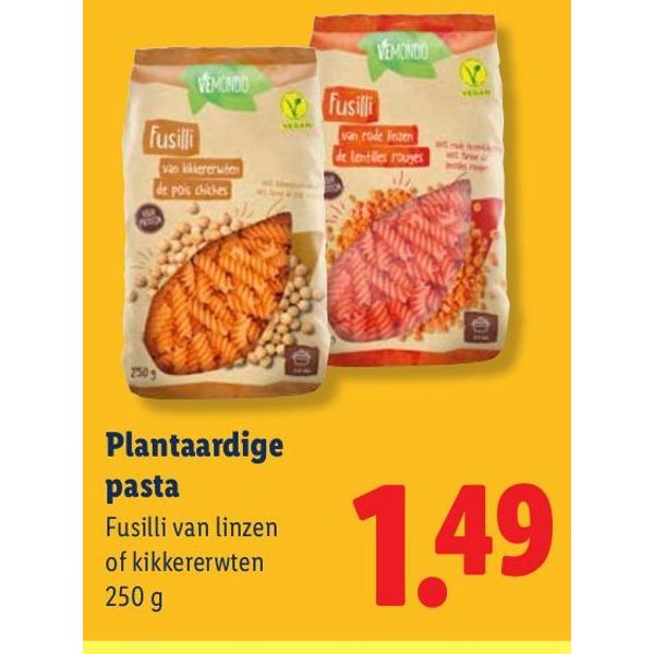 Plantaardige pasta