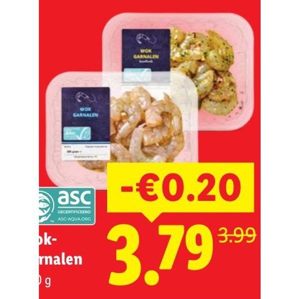 Wok-garnalen
