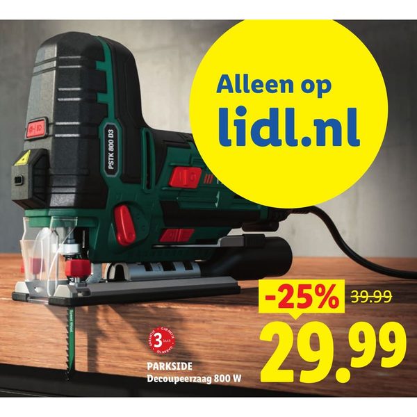 Parkside Decoupeerzaag 800 W