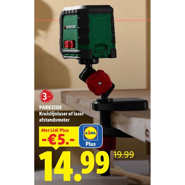 PARKSIDE Kruislijnlaser of laser afstandsmeter