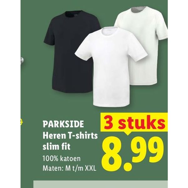 PARKSIDE Heren T-shirts slim fit