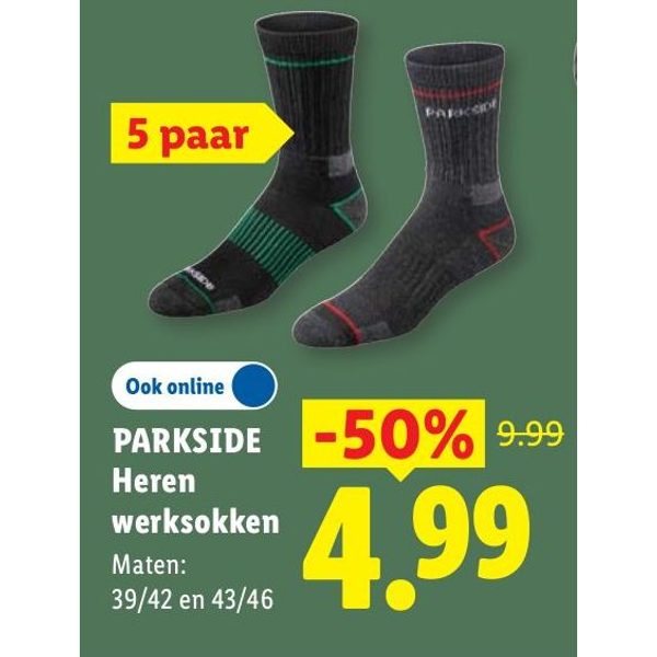 PARKSIDE Heren werksokken