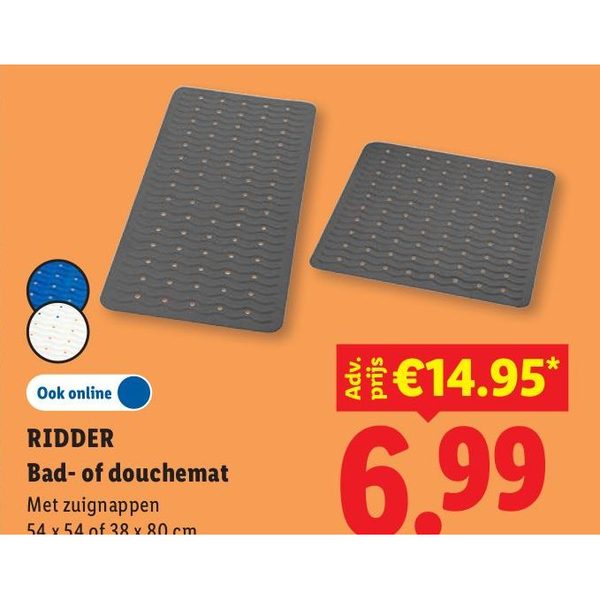 RIDDER Bad- of douchemat