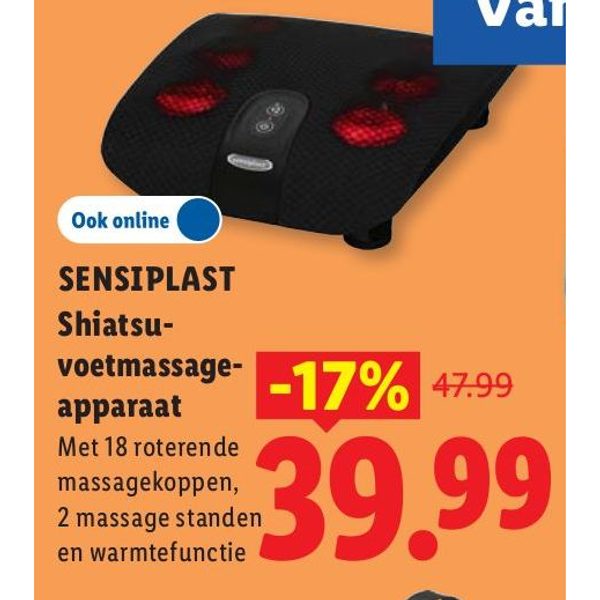 Shiatsu-voetmassageapparaat