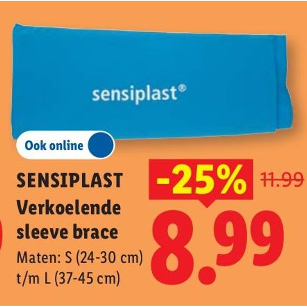 Verkoelende sleeve brace